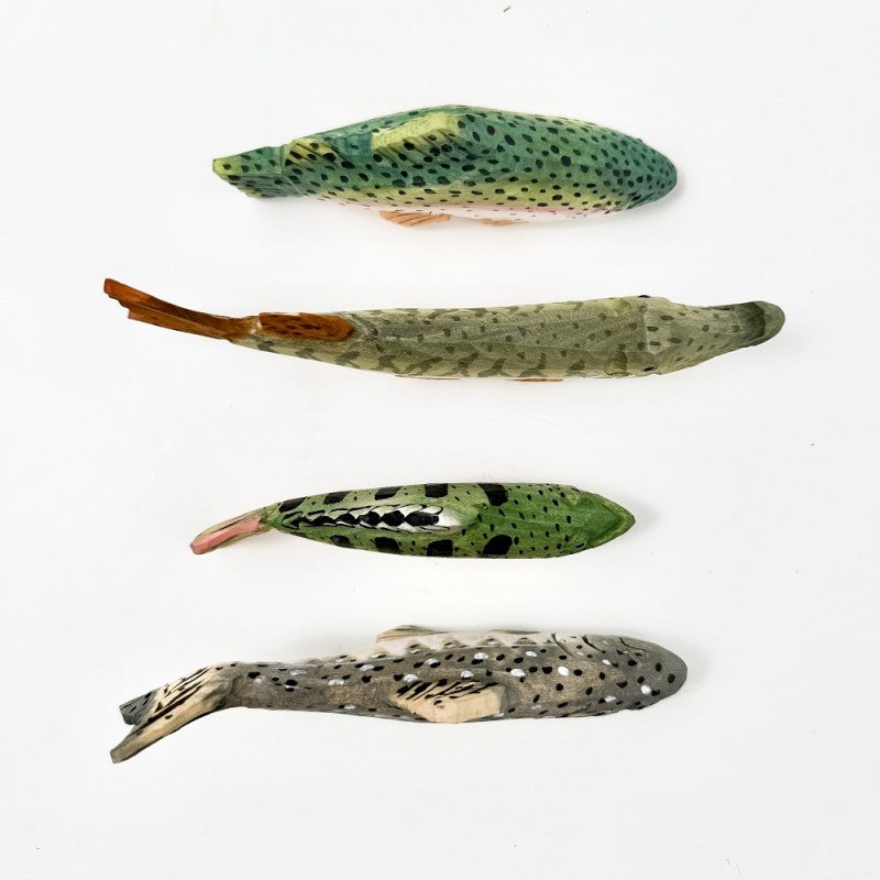 Crafted Basswood Fish