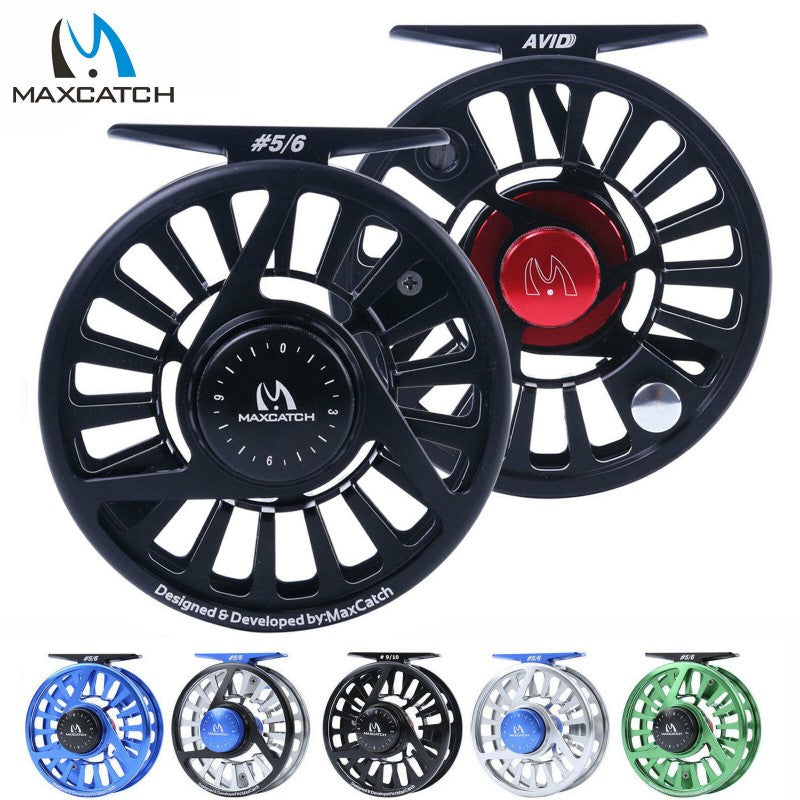 AVID Fly Reel / CNC Machined Aluminium Micro Adjusting Drag Fly Rel AVID