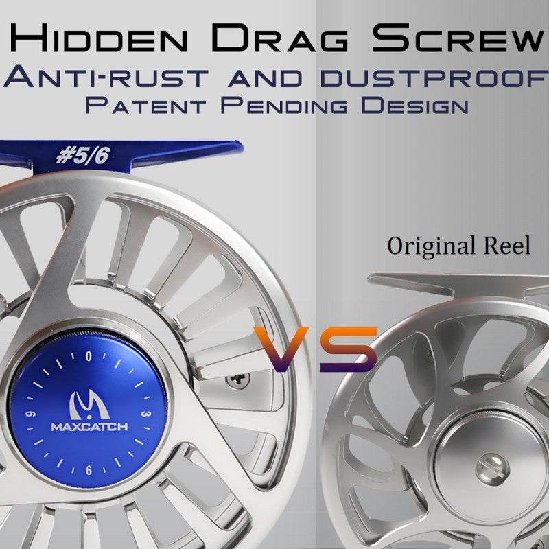 AVID Fly Reel / CNC Machined Aluminium Micro Adjusting Drag Fly Rel AVID