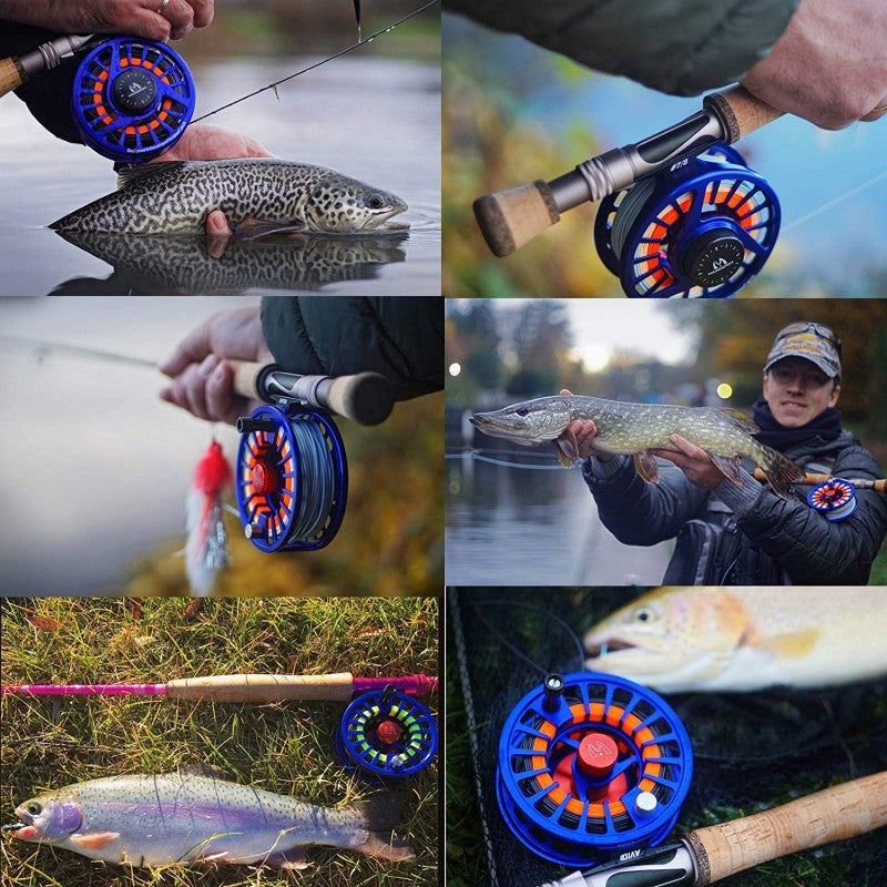 AVID Fly Reel / CNC Machined Aluminium Micro Adjusting Drag Fly Rel AVID