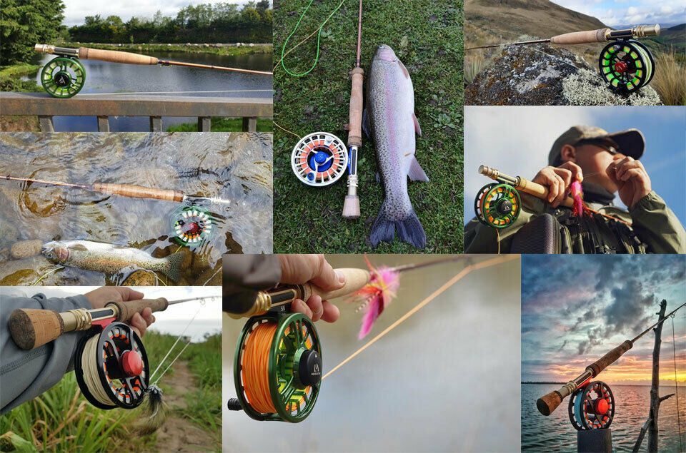 MaxCatch V-Gold Fluestang | 40T SK kulfiber med korkhåndtag