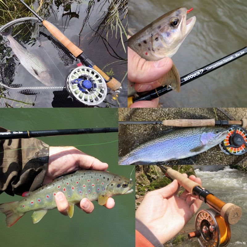 Cần câu ruồi InTouch Competition Nano Euro Nymph | IM12/40T+46T Carbon