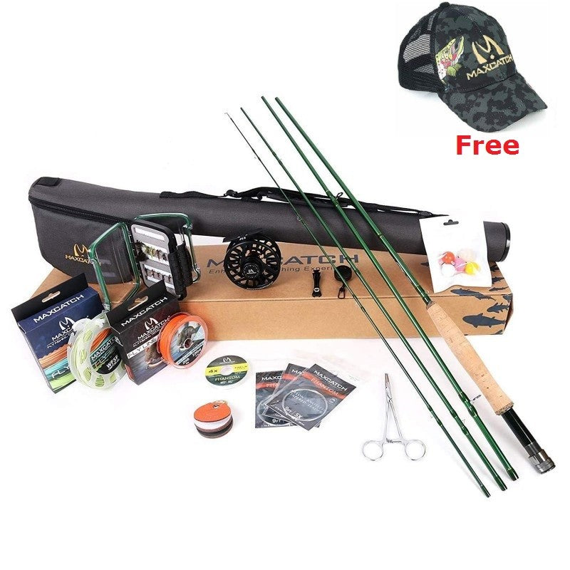 Premier Whole Combo Fly Fishing Outfit + Premium Fly Rod + ECO Fly