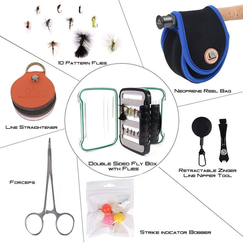 Premier Whole Combo Fly Fishing Outfit + Premium Fly Rod + ECO Fly