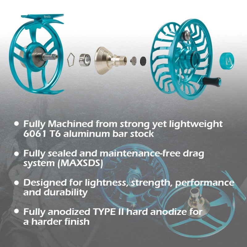 Sparta Sealed Drag Fly Reel / 100% Fully Waterproof Fly Reel SPARTA