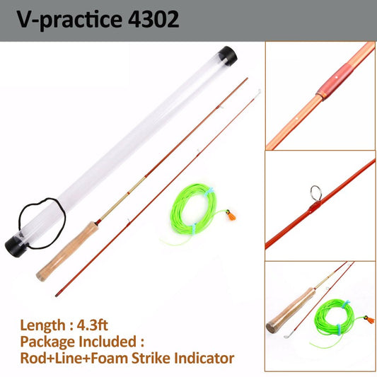Practice Rod with Fly Line for New Starter