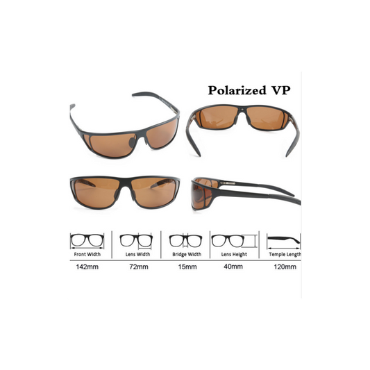 VP Polarized Titanium Sunglasses