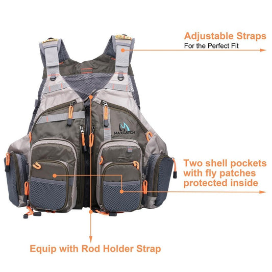V-Mesh Fly Fishing Vest