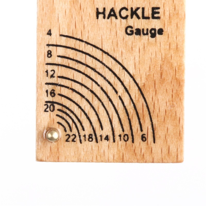 Hook Measure Hackle (3pcs)