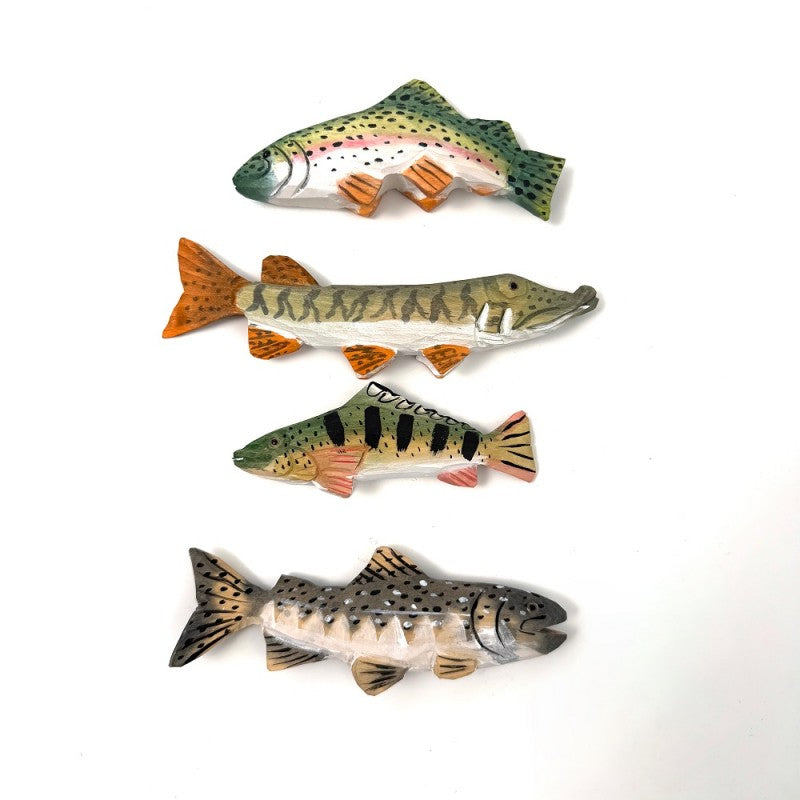 Crafted Basswood Fish