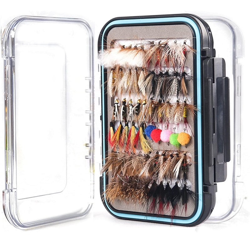 Hand-Tied Assortment Flies 120pcs Green