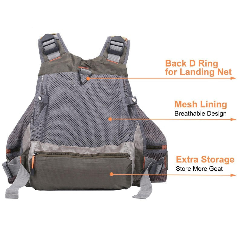 V-Mesh Fly Fishing Vest
