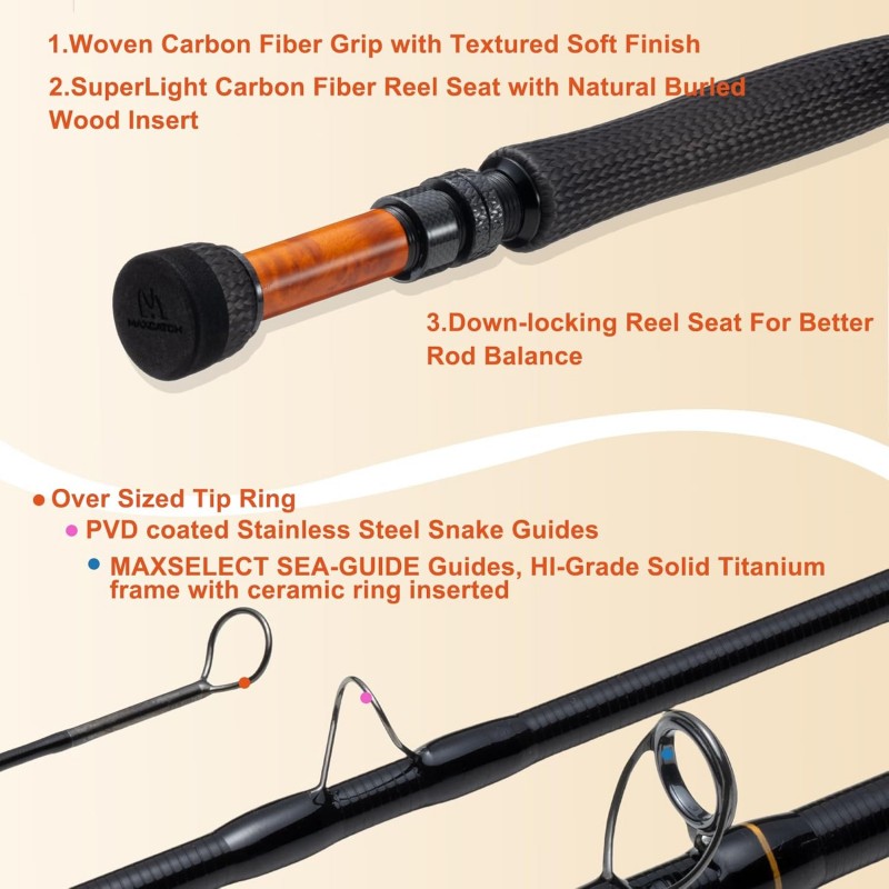 Carbon Handle Intouch Nymph Rod