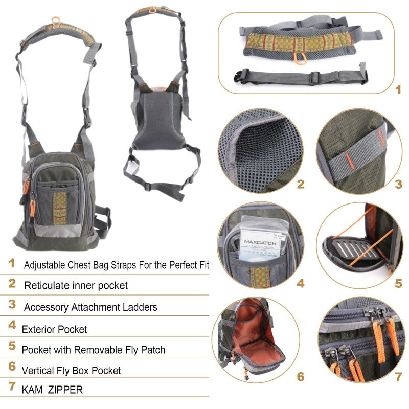 DUO Fly Fishing Backpack with Tackle Chest Pack