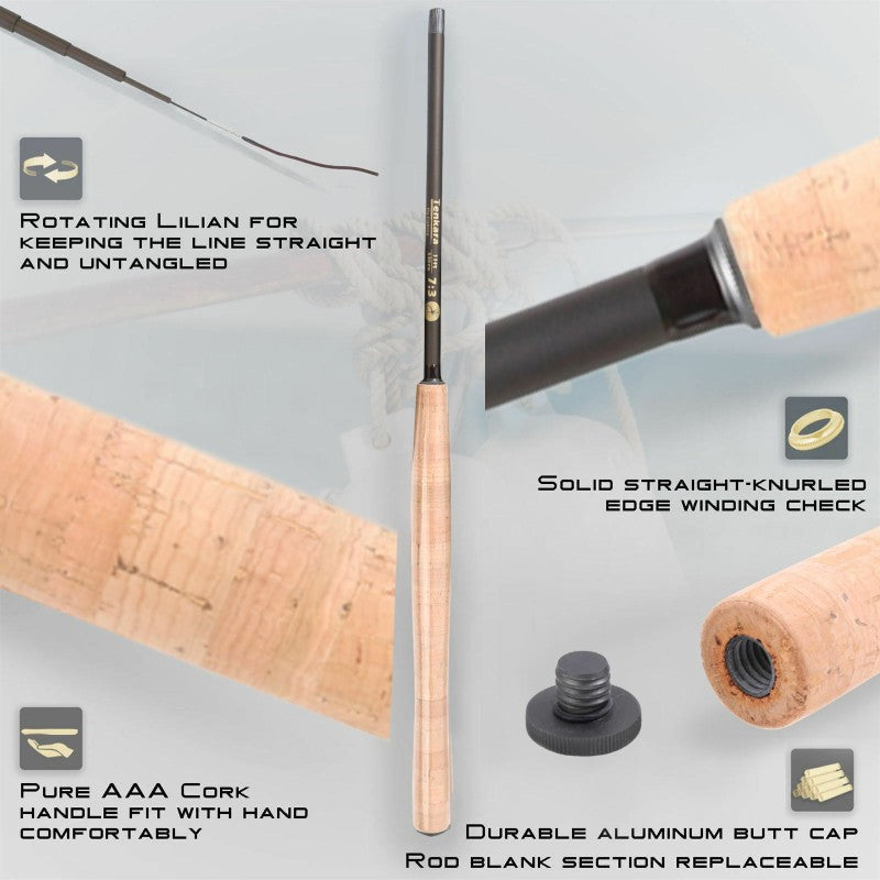 V-Tenkara Frosted Fly Rod