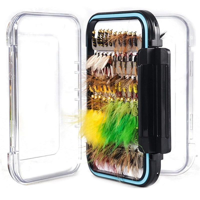Hand-Tied Assortment Flies 120pcs Green