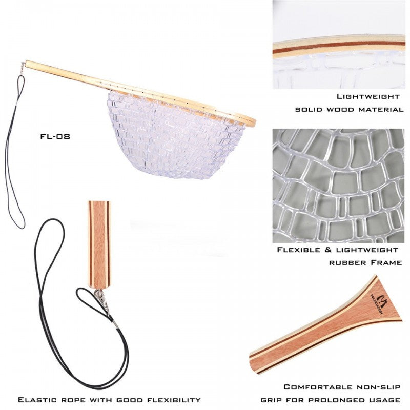 FL08 Wooden Landing Net