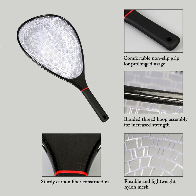 Cheetah Black Carbon Fiber Landing Net