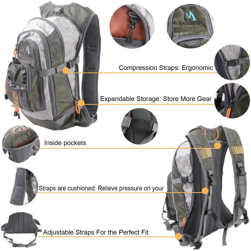 DUO Fly Fishing Backpack with Tackle Chest Pack