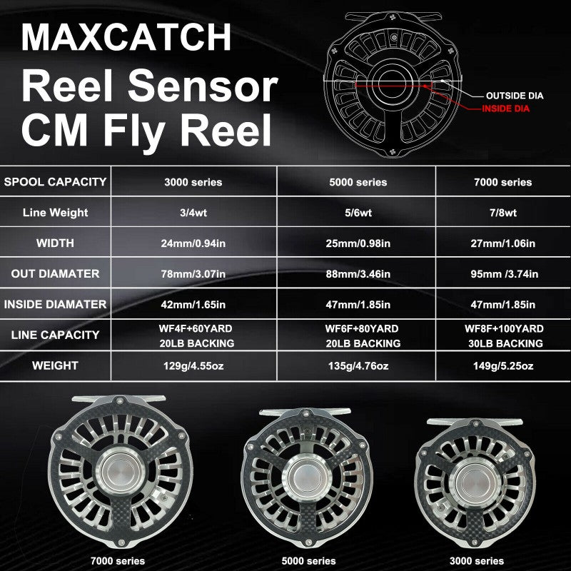 CM Carbon Fly Reel