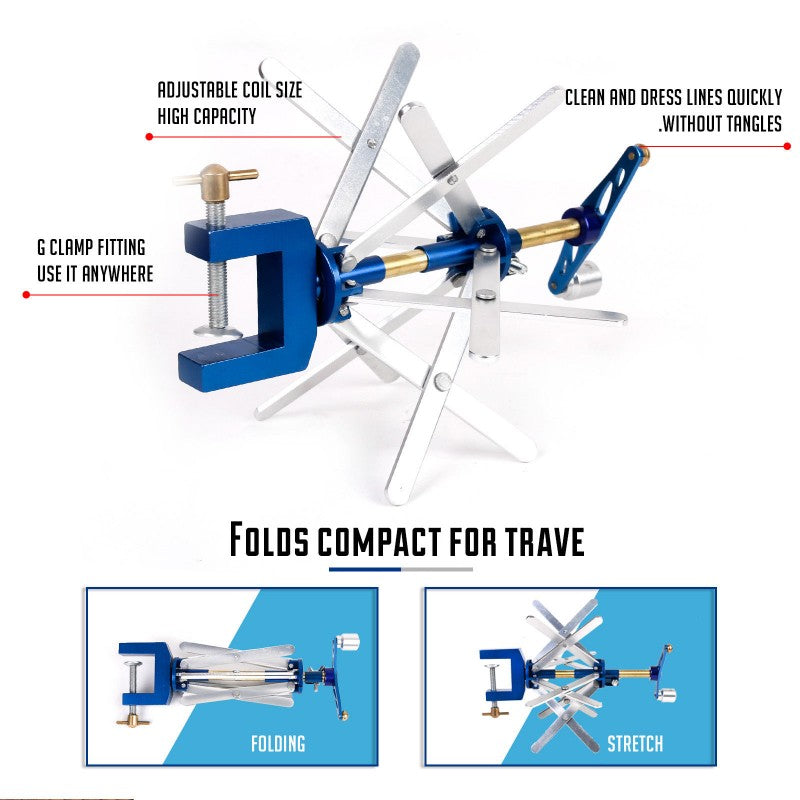 Stainless Steel Adjustable Line Winder