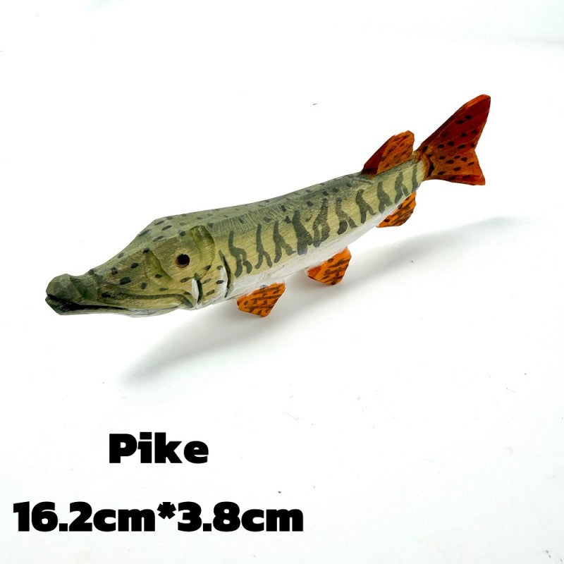 Crafted Basswood Fish