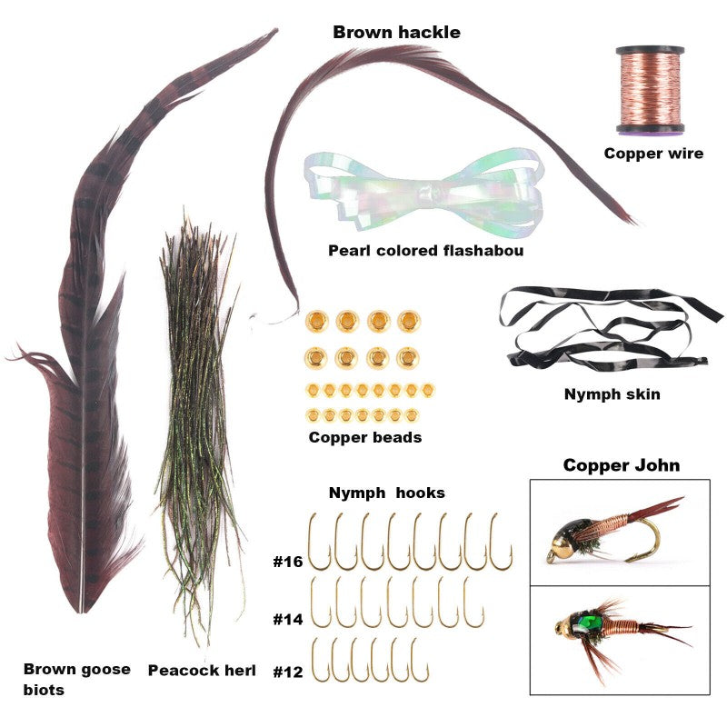 Fly Tying Materials Kit
