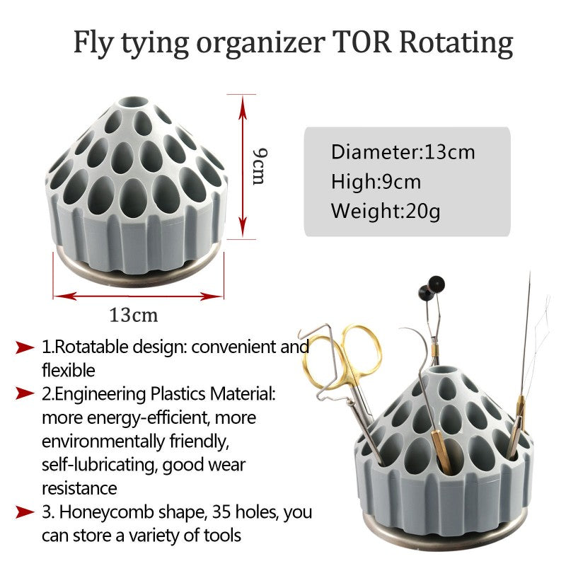 Tying Tool Organizer Station