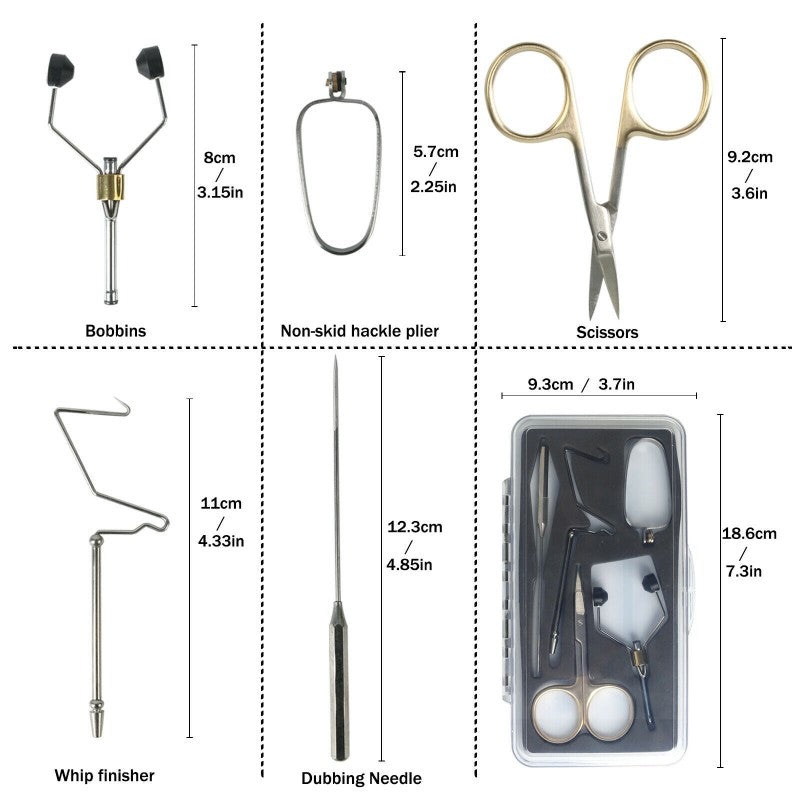 Fly Tying Tools Kit