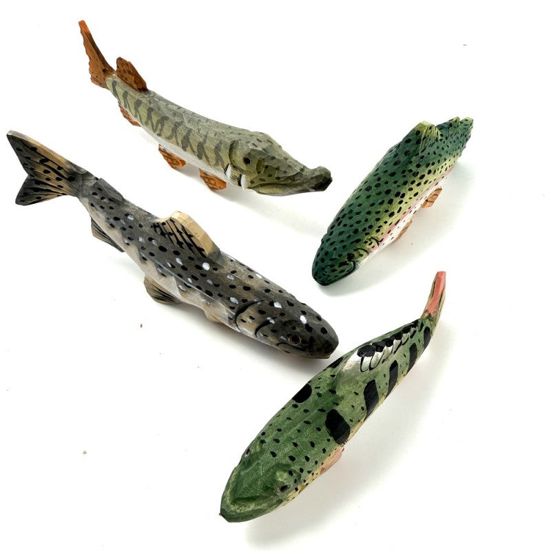 Crafted Basswood Fish