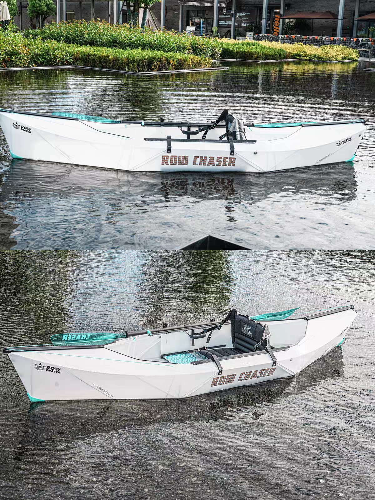 RowChaser Creek Portable Ultralight Foldable Kayak | Non-Inflatable Canoe
