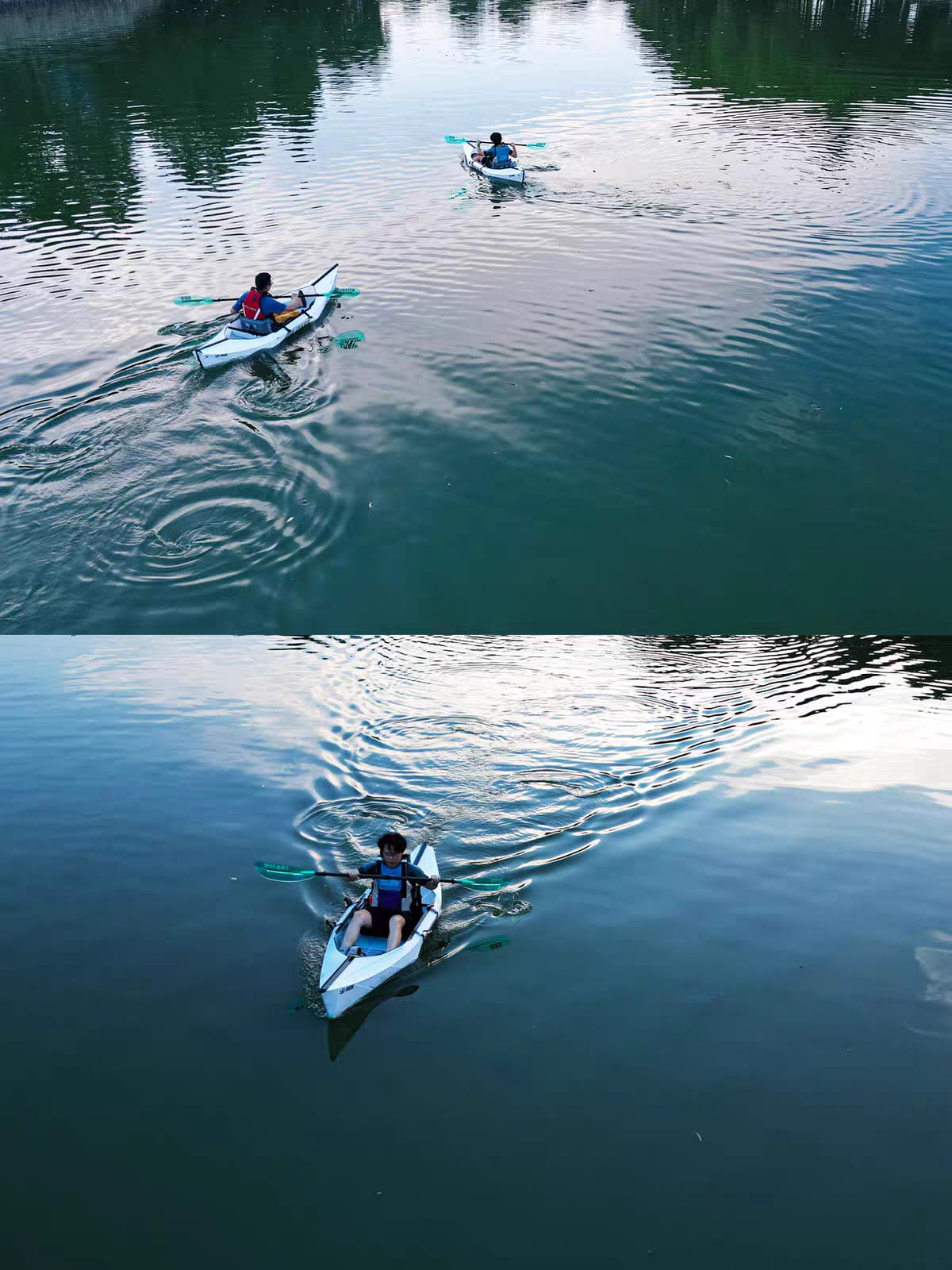 RowChaser Creek Portable Ultralight Foldable Kayak | Non-Inflatable Canoe