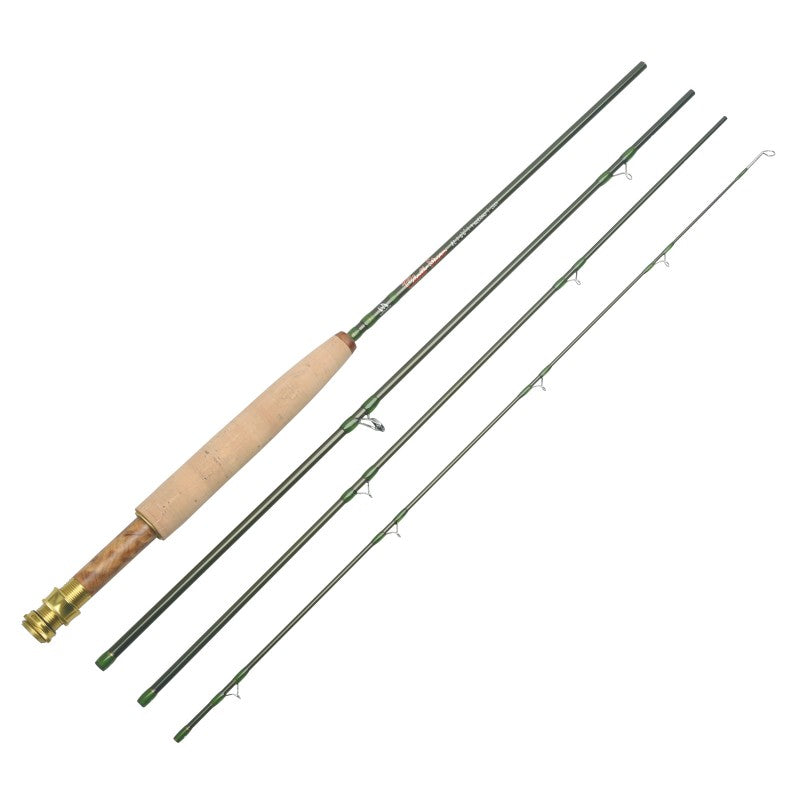 MaxCatch CHALK Stream Fly Rod | 40T Carbon Fiber Half-well Cork Grip 4 section