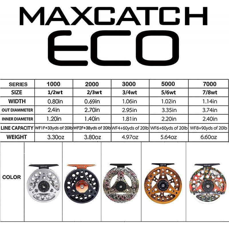 ECO Pre-spooled Reel / Die Casting Aluminium Fly Reel ECO