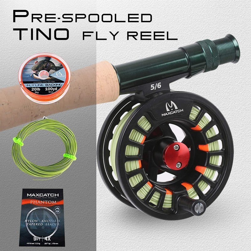 Extreme Tail or Tino Combo /  Extreme Fly Rod + Tino Fly Reel Whold Combo