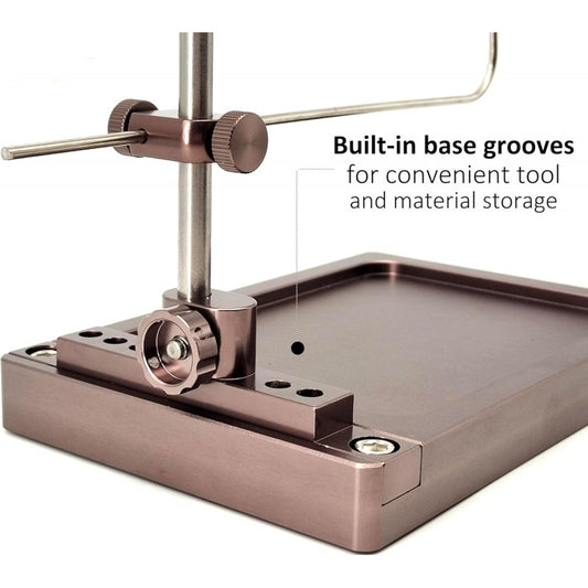 Rotating Fly Tying Vise – 360° Rotary with Adjustable Tension