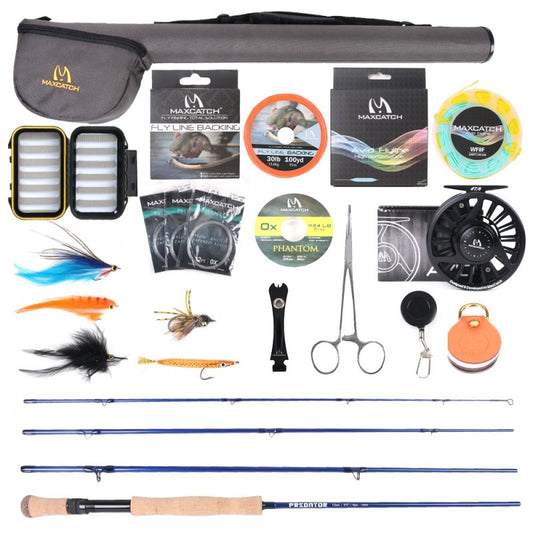 Fully Saltwater Safe Fly Fishing Outfits / Saltwater Predator Fly Rod + AVID Fly Reel Whole Combo