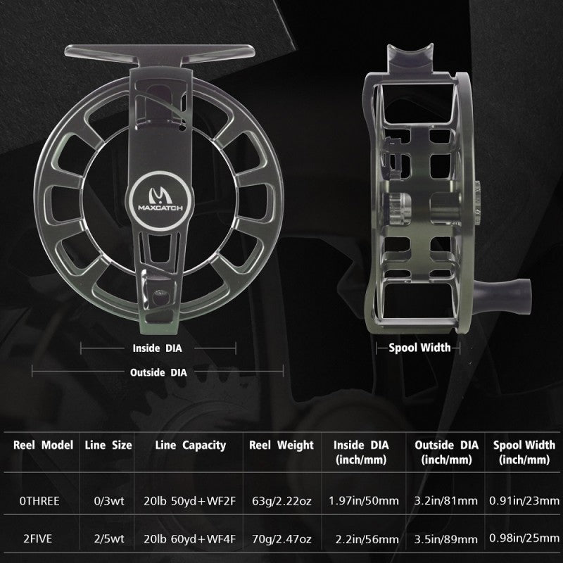 MINIMA Fly Reel / Clicker Drag System Fly Reel MINIMA