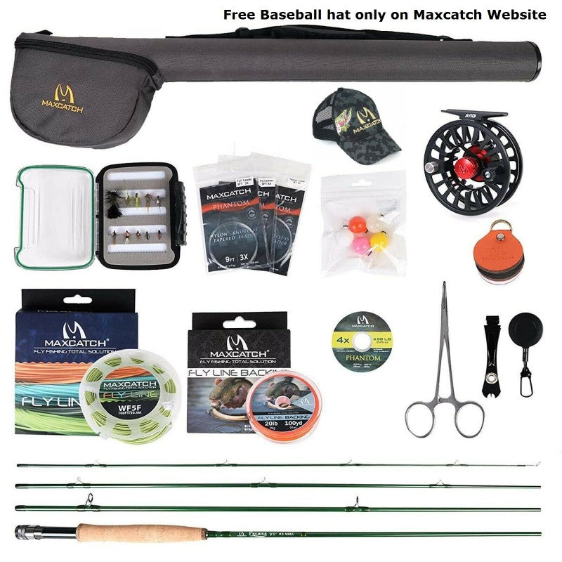 Premier Whole Combo Fly Fishing Outfit + Premium Fly Rod + ECO Fly