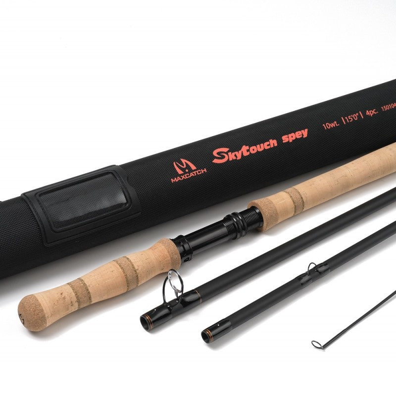 Skytouch Switch | Spey Fly Rod 30T+40T Carbon Fiber Cork Handle